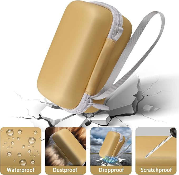 Camera Case for KODAK EKTAR H35/H35N/Snapic A1 Frame Film Camera | Protective Storage Box, Portable Carrying Box, Hard Protective Is Specifically Designed, Mesh Pocket, Sand Case - Image 5