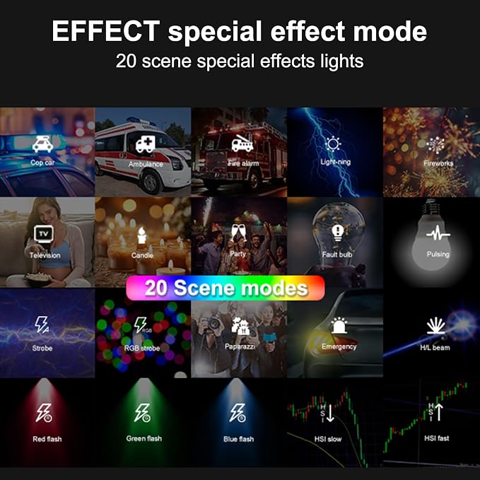 6.7" RGB Video Light Wand, Magnetic Handheld Tube Light Stick 2500K-9000K CCT & 20 Scene Modes with 2000mAh Battery, 95+ CRI, 120° Beam Angle for Photography YouTube TikTok Vlog - Image 4
