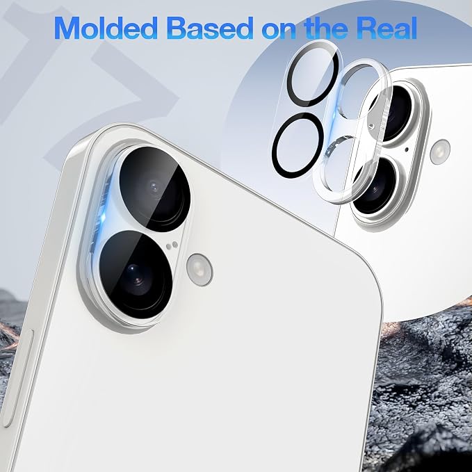 WHPXJY 2025 New Upgrade for 3 pack iPhone 17 Camera Lens Protector-Tempered Glass Cover, 9H+ Shatterproof/Anti-scratch/Maintains Original Clarity/Easy to Install - Image 5
