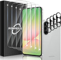 4+4 Pack for Samsung Galaxy A56 5G Screen Protector Camera Lens Protector | 9H Tempered Glass Cell Phone Protector Phone Camera Lens Protector by SOMINGUIZN