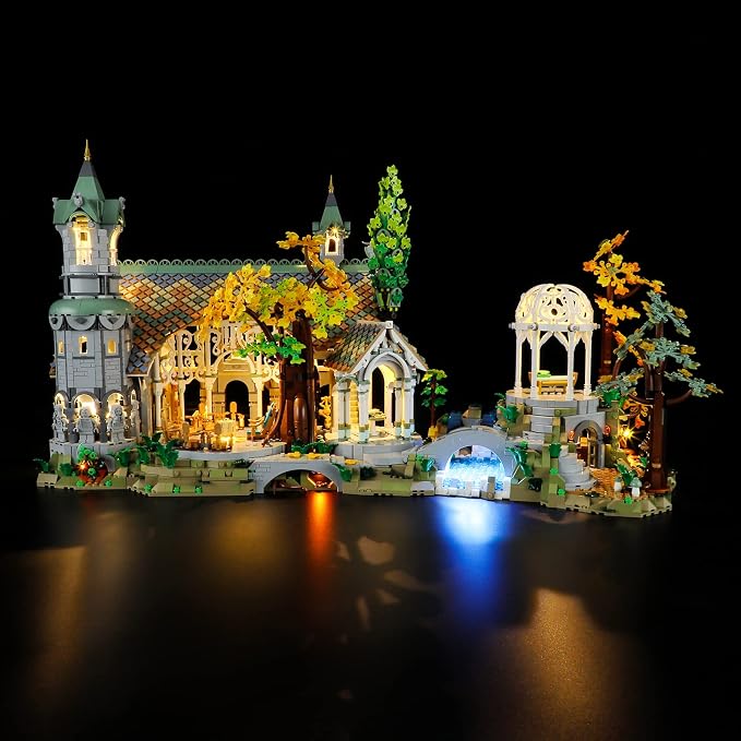 YEABRICKS LED Light for Lego-10316 Lord of the Rings THE Lord of THE Rings: Rivendell Building Blocks Model (Lego Set NOT Included) | Beginner Friendly, Easy Installation, Home Display Decor, Great Gift Idea, Fits Lego 10316 (Model Not Included) - Image 2