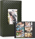 RECUTMS Photo Album 4x6 Pictures, 300 Pockets Large Capacity Picture Album | Acid-Free Black Pages, Leather Cover, Horizontal Pockets, Custom Photo Cover, Perfect for Wedding, Family&Trave by RECUTMS