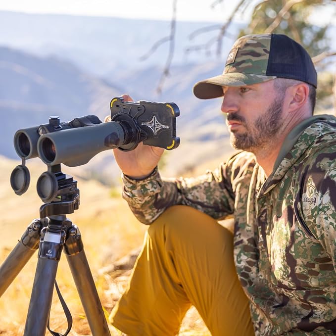 Phone Skope Complete Digiscoping Kit: Ideal Scope Camera for Hunting/Birding/Stargazing - Phone Scope Adapter Kit Includes Phone Scope Mount Case, Eyepiece Adapter, Lens Cloth - Fits Most Smartphones - Image 8