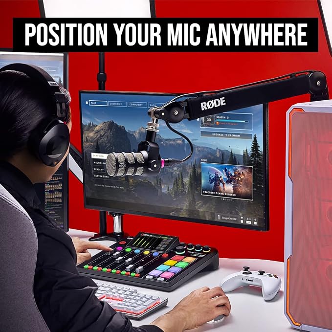 RØDE PSA1+ Professional Studio Arm with Spring Damping and Cable Management, Black - Image 7
