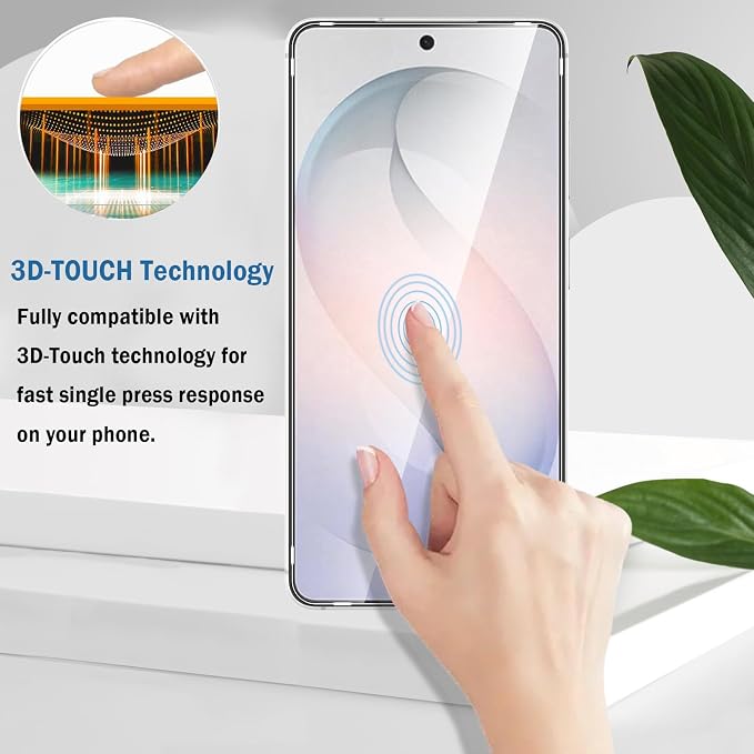 2+2 Pack for Samsung Galaxy S26 Screen Protector with Camera Lens Protector,Full Coverage 9H Tempered Glass Film,HD Clear Scratch Resistant,Bubble-Free for Samsung Galaxy S26 Screen Protector - Image 6