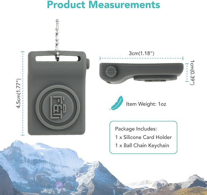 Foto&Tech Silicone SD Memory Card Holder Sleeve, Mini Camera-Shaped SD Card Storage, Camera Strap Mountable, Lug Ring Compatible, Gift for Photographers - Image 3