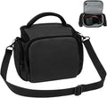 Ainiv DSLR Camera Bag, Large Waterproof Anti-Shock SLR Camera Case, Black | Adjustable Shoulder Strap Camera Backpack, Portable Crossbody Single Shoulder Backpacks Compatible with Canon, Sony, Nikon by Ainiv