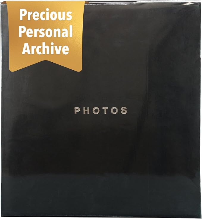 kieragrace KG Jocelyn Photo Album – Black, Holds 400 4" x 6" Photos by KieraGrace