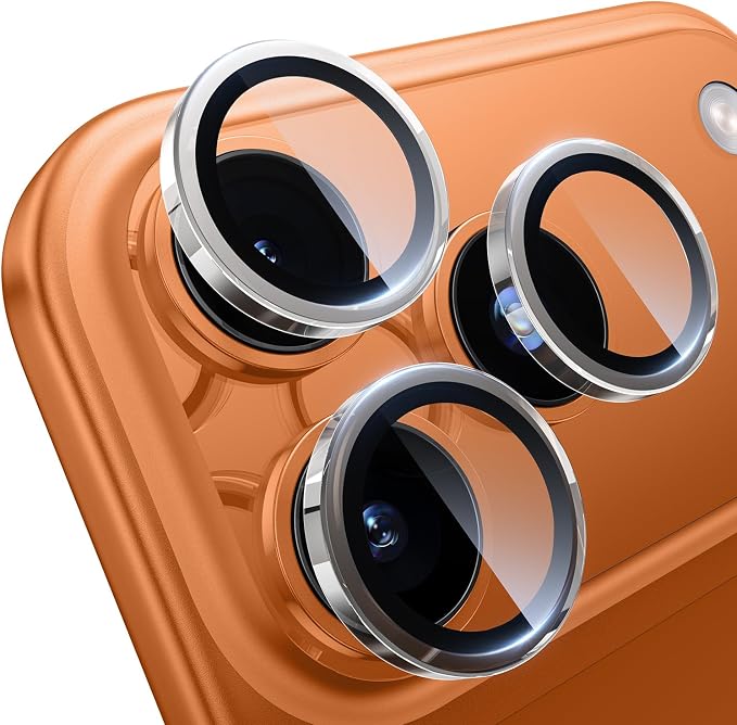 WSKEN for iPhone 17 Pro/iPhone 17 Pro Max Camera Lens Protector | Original Shooting Mode, Individual Metal Cover Film, Shatterproof HD Tempered Glass Camera Screen Protector, Clear by SmartProtectionGreenerFuture