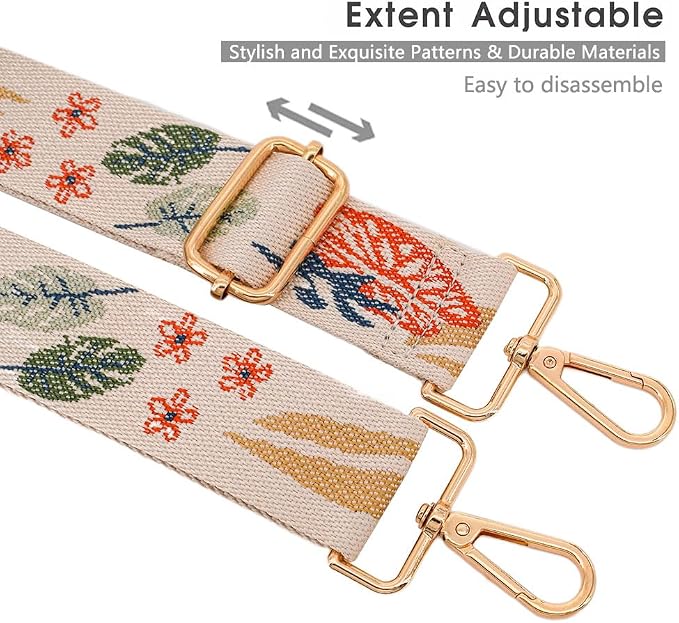 Replacement Purse Strap Shoulder Strap Adjustable Crossbody Strap for Women Crossbody Wide Shoulder Bag - Image 4