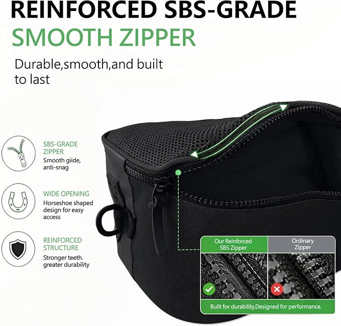 Golf Shoe Bag for Travel, Ventilated Sports Shoes Carrier, Portable Football Boot Organizer for Gym Men Women (1 Pcs-Black) - Image 5