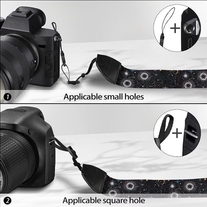 Coldinair Black Adjustable Camera Strap Universal Neck & Shoulder Soft Padded Strap for All DSLR Cameras,Binoculars - Image 5