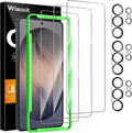 Wiaocit Tempered Glass Screen Protector for Samsung Galaxy S26 Ultra | 3+3 Pack, 9H Hardness, Camera Lens Protector, Installation Frame, Bubble Free, Case Friendly by Wiaocit