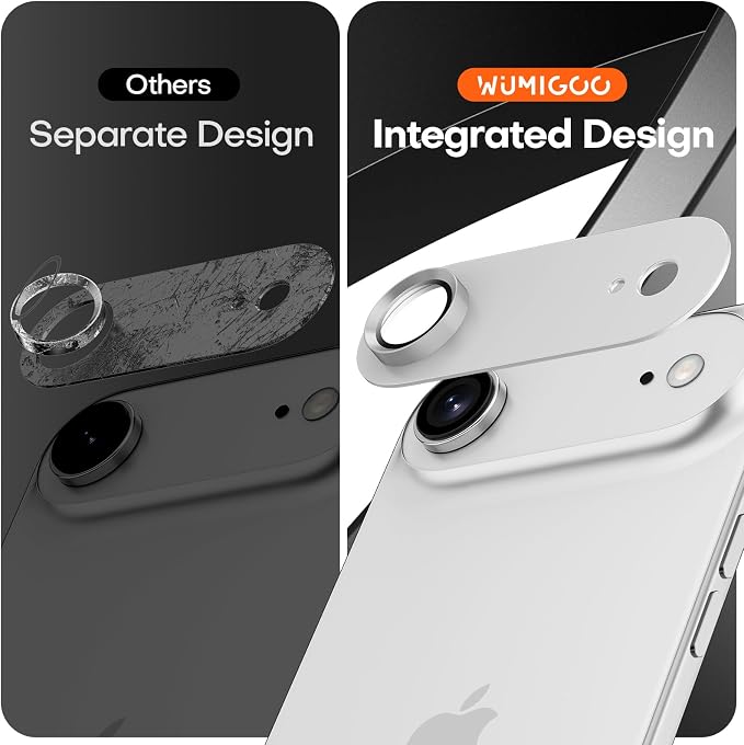 for iPhone Air Camera Lens Protector-Cloud White | Aluminum Alloy, Tempered Glass Camera Cover, Nano Reinforced Adhesive, Accessories, Anti-Drop, Anti-Scratch, Case Friendly - Image 2