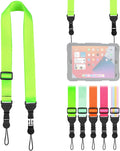 FIEIL Nylon iPad Strap, Adjustable Camera Neck Strap, Comfortable Shoulder Strap for iPad, Cellphone Tablet, Camera, Laptop, Binocular, Luggage Bag(Fluorescent Green Universal Neck Lanyard) by FIEIL