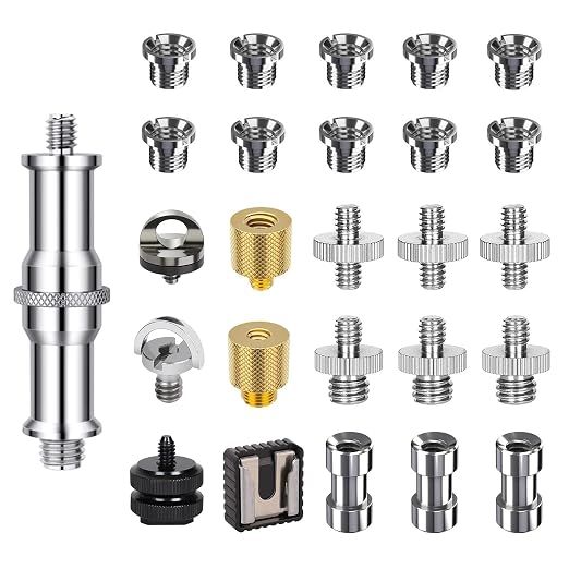 26PCS Camera Screws Mount Adapter 1/4 3/8 Inch Threaded Converter by Homeet