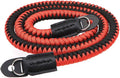 Paracord Woven Camera Neck Shoulder Strap Belt Hand Compatible with Canon Nikon Sony Olympus Pentax Fujifilm Panasonic SLR DSLR Digital Mirrorless Cameras 42 inch Red Black by HITHUT
