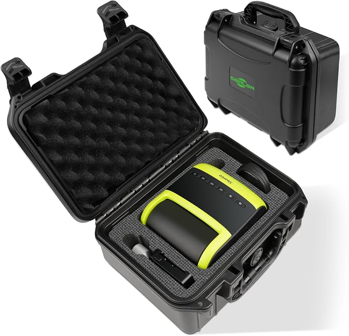 sarlar for XbotGo Falcon Hard Shell Case, Waterproof Protective Carrying Box with Custom Foam Insert for AI Action Camera and Quick Release Plate, Shockproof Travel Organizer, Lightweight and Durable by Unknown