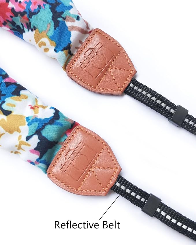 Alled Camera Neck Shoulder Belt Strap, Chevron Scarf Vintage Print Soft Coloful Camera Straps for Women/Men for DSLR/SLR/Nikon/Canon/Sony/Olympus/Samsung/Pentax ETC - Image 9
