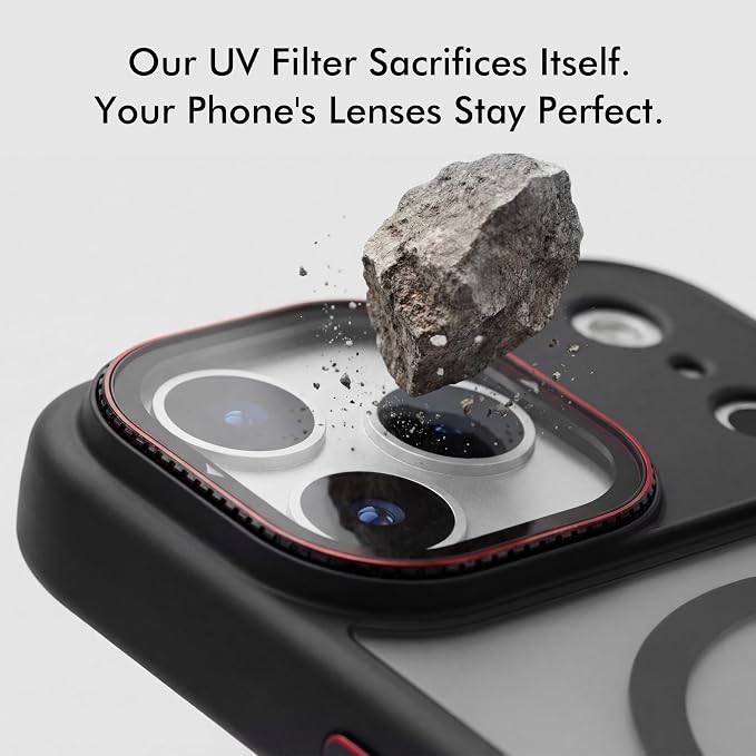 Magnetic UV Filter for iPhone 17 ProMAX with case | Compatible w MagSafe | Quick-Release System for CPL/ND/VND (Sold Separately) | Phone Video Lens Accessory Camera Lens Protector for Vlog Live - Image 5