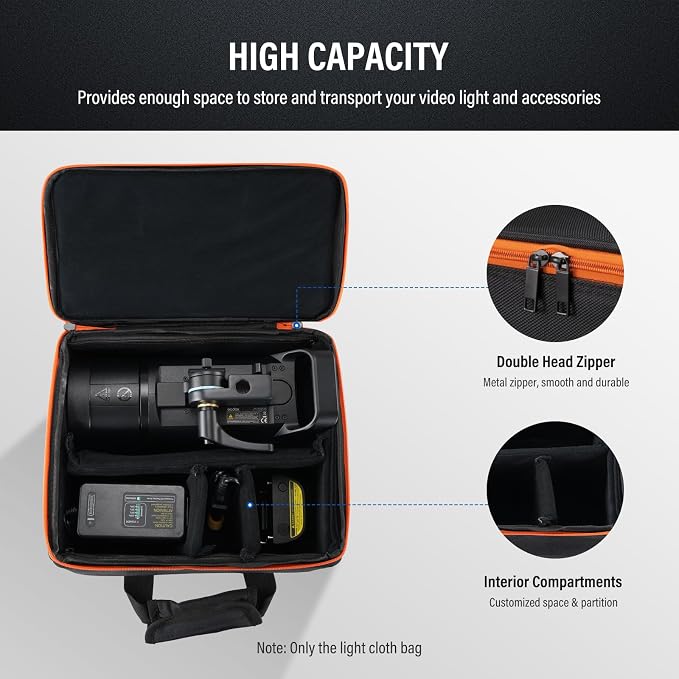 GODOX AD600Pro ii Carrying Case, AD600Pro AD600BM Carrying Bag,Carrying Case for AD600 AD600PRO AD600PRO II AD600BM AD600BM II - Image 3