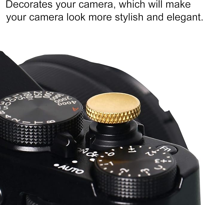 Soft Shutter Release Button, Pure Copper Camera Shutter Button (3 Pack) - Image 5