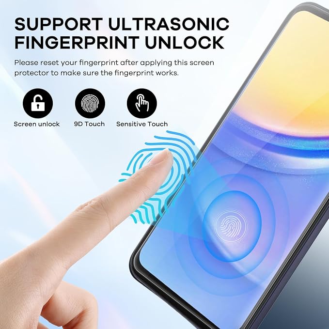 4+4 for Samsung Galaxy A15 5G Screen Protector Camera Lens Protector | 9H Tempered Glass Cell Phone Protector - Image 7