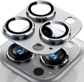 Uyiton for iPhone 14 Pro/iPhone 14 Pro Max Camera Lens Protector | Not Easy to Break, Strong Adsorption, Case-Friendly, Metal 9H Sapphire Glass Rear Camera Screen Cover, Silver by Uyiton
