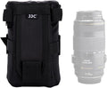 JJC Camera Lens Pouch for NIKKOR 24-120mm 24-70mm Canon EF 24-70mm Lens | Fits lens 3.9 x 6.5" for TAMRO 70-300mm, FUji GF 32-90mm, XF 8-16/16-55mm, AF-S NIKKOR 24mm, 35mm, Canon EF 70-300/ 85mm Lens by JJC