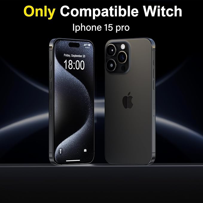 YWXTW 2 Pack Matte Screen Protector for iPhone 15 Pro 6.3 Inch + 1 Set Camera Lens Protector, Anti Glare Anti Fingerprint 15 Pro Glass Screen Protector, Bubble Free, Smooth as Silk - Image 2
