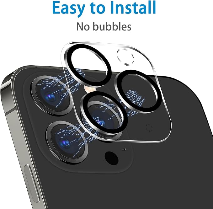 Dengduoduo 3 Pack Tempered Glass Camera Lens Protector for iPhone 11 Pro 5.8" & iPhone 11 Pro Max 6.5", Ultra HD, 9H Hardness, Anti-Scratch, Case Friendly, Easy to Install [No Affect on Night Shots] - Image 6