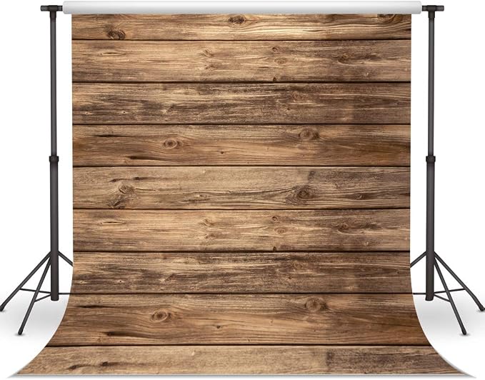 10x10FT Rustic Wood Wall Backdrop Natural Brown Wooden Board Photography Background Baby Shower Birthday Party Cake Table Decoration Banner Backdrops Photo Booth Prop 11839 - Image 2