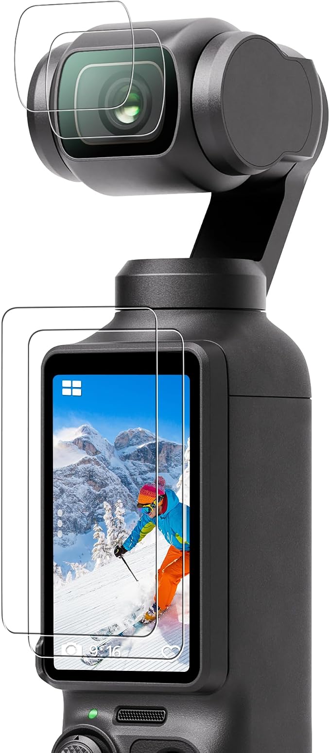 CYNOVA Screen Protector for DJI Osmo Pocket 4 / Osmo Pocket 3 Accessories | Pocket 3 /4 Lens Protector for Osmo Pocket 3/4 /Xtra Muse with Tempered Glass LCD Display Film, Ultra HD, 9H Hardness - Image 8