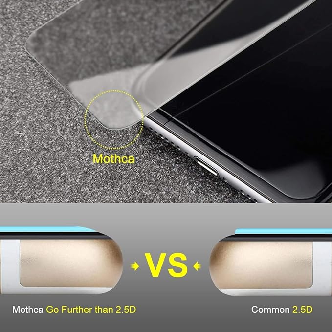 Mothca 2 Pack Matte Glass Screen Protector Compatible with iPhone Xs/iPhone X/iPhone 11 Pro, Anti-Glare & Anti-Fingerprint Tempered Glass Film - Image 6