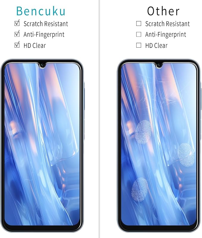 2+2 Pack Screen Protector for Samsung Galaxy A17 Tempered Glass | with Camera Lens Protector, 9H Hardness, Anti Scratch, Bubble Free - Image 2