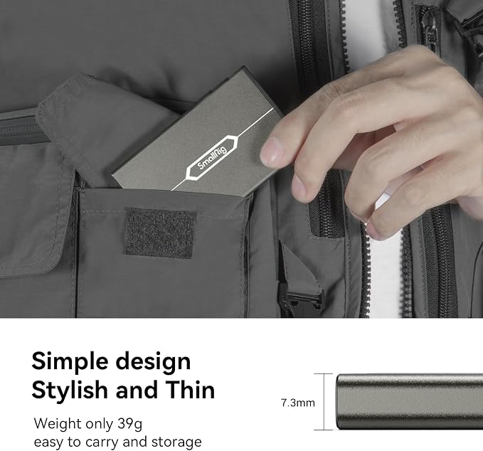 SMALLRIG Memory Card Case Holder Anti-Shock Anti-Fall and Scratch Suitable for SD/Micro SD/SIM Cards for Photography Enthusiasts - 2832B | Anti-Shock, Anti-Fall, Scratch-Resistant, Suitable for Photographers- 2832B - Image 5