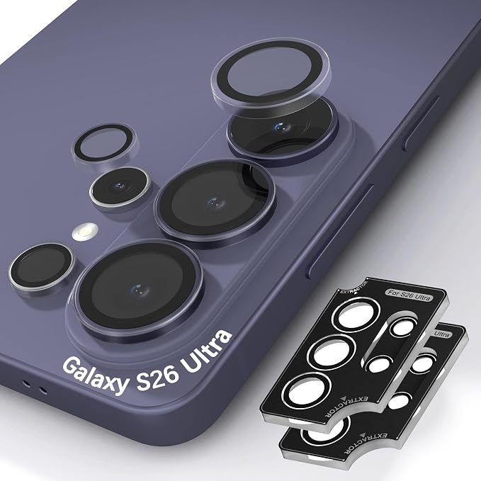 Orzero (2 Sets Camera Lens Protector for Samsung Galaxy S26 Ultra, [EZ Install] [Case-Friendly] 9H Tempered Glass Lens Cover, Military-Grade Shockproof, HD Clarity Anti-Glare (Transparent) by JumpIntoOrzeroLet%E2%80%99sExploreLikeNeverBefore