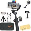 hohem iSteady M7 Gimbal Stabilizer for iPhone Android Smartphone,Phone Gimbal with AI Tracking,Fill Light,1.4" Detachable Touchscreen Remote,Phone Stabilizer for Video Recording,YouTube TikTok Travel by Hohem
