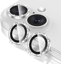 Tensea for iPhone 16/16 Plus Camera Lens Protector Bling, Camera Cover | 9H Tempered Glass Camera Screen Protector, Metal Individual Ring for iPhone16 6.1inch/ 16Plus 6.7inch, HD Clear, Easy Install by Tensea