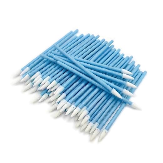 100 Pcs Lint-Free Foam Swab Sticks, Foam Tip Cleaning Swab Kit for Optical Instruments, Camera Lenses, Electronic Equipment, Car Detailing, Inkjet Printer Print Heads by Unknown
