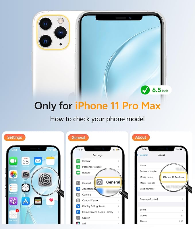 FNTCASE for iPhone 11 Pro Max Case Clear, Fit for Magsafe, Anti Yellowing | Magnetic Phone Cases, 14FT Military Grade Drop Protection, Slim Shockproof Protective Cover, Transparent - Image 2