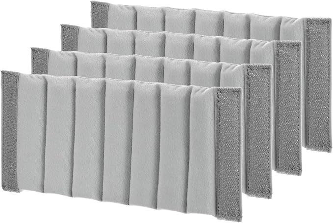 PATIKIL 4Pcs 10"x5" Shockproof Camera Bag Inserts Separator Pad Gray | Protective Lens for Nikon Camera DSLR Protect Bag Organizer Universal Divider Cushion, Camera Bag Divider by PATIKIL
