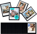 30 Pack Magnetic Picture Frame for Polaroid I-Type/Wide Camera Film | Fridge Magnetic Photo Frames for Polaroid I-Type/Now/Now+/Fujifilm Instax Wide/Wide 300/400 Instant Film Camera Films, Black by wogozan