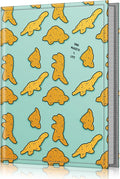 Fintie Photo Album 4x6 Photos - 52 Pockets Small Wallet Albums For Family | Vegan Leather Cover, 4X6 Picture Keepsakes, Family/Wedding/Travel Memory Book, Baby/Kids/Boys/Girls Gift, Dino Nuggets by Fintie