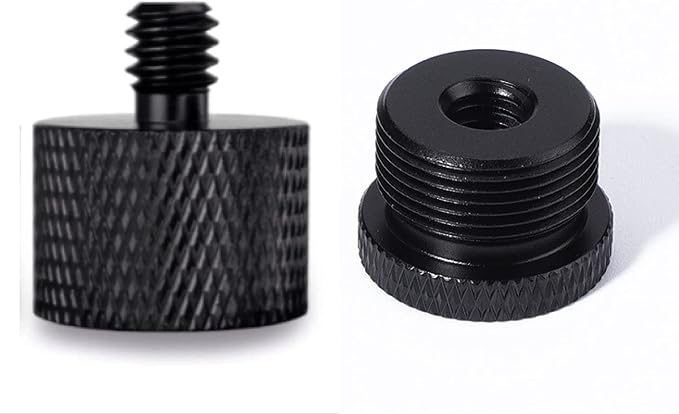 Donuts Mic Stand Adapter 5/8 to 1/4 and 1/4 to 5/8 Screw Thread Adapter Microphone to Tripod Adapter - Image 6
