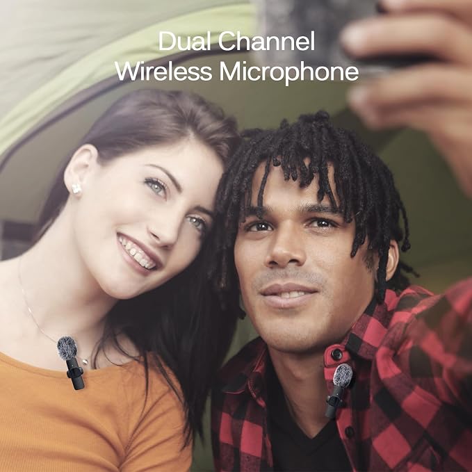 Labstandard Professional Wireless Lavalier Lapel Microphone for iPhone, iPad, mini Video Recording Mic forInterview Video Podcast Vlog YouTube&Livestream, Noise Reduction, Plug &Play - Image 3