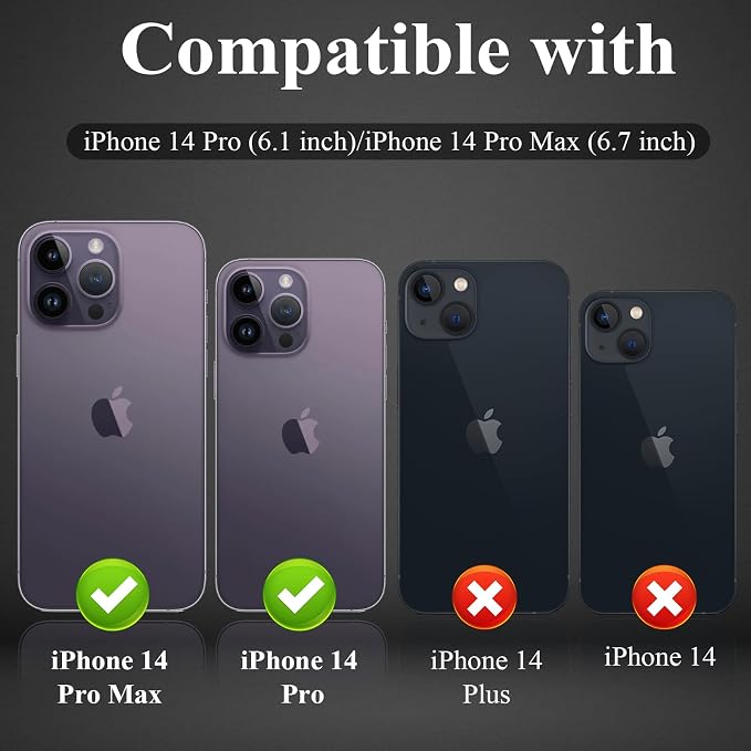 YWXTW Designed for iPhone 14 Pro/iPhone 14 Pro Max Camera Lens Protector Bling, [New Glitter Design] Individual Metal Tempered Glass Camera Cover Accessories Case Friendly, 1 Set (Silver Glitter) - Image 2