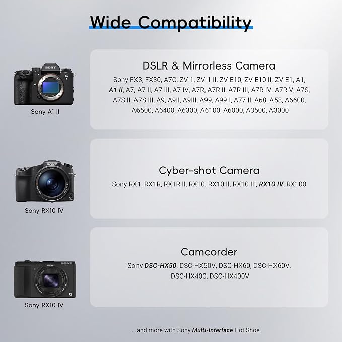 JJC 2 PCS Camera Hot Shoe Cover Cap for Sony A7IV A7III A6100 A6000 ZV1 A7C | Replaces Sony FA-SHC1M, for Sony ZV-E10 II ZV-1 II A7C II A7R V IV A7 V IV III A7S III A6400 A6100 RX1R III A9 III A99 II - Image 2