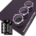 Orzero (2 Sets) Camera Lens Protector for Samsung Galaxy Z Fold 8 Ultra, [EZ Install] [Case-Friendly] 9H Tempered Glass Bling Lens Cover Accessories, Military-Grade Shockproof, HD Clarity Anti-Glare - Glitter Purple by JumpIntoOrzeroLet%E2%80%99sExploreLikeNeverBefore