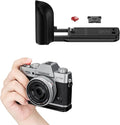 JJC Hand Grip & Shutter Button Shoe Cover for Fuji X-T30 III II XT30 X-T20 | Anti-Slip Pads, 1/4''-20 Tripod Hole & Arca Swiss Quick Release Plate, Built-in SD Card Holder, No Effect on Camera Use by JJC